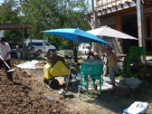 formations à la production de briques en terre crue compressée pour un démarrage de chantier