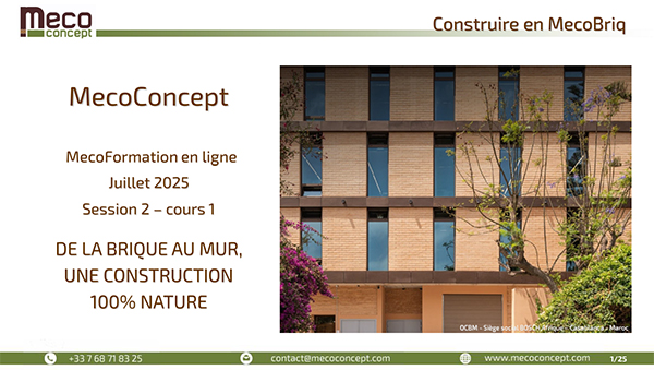 MecoFormation Session 2 : Construire en MecoBriq : les méthodes de mise en œuvre en rediffusion – Image 2